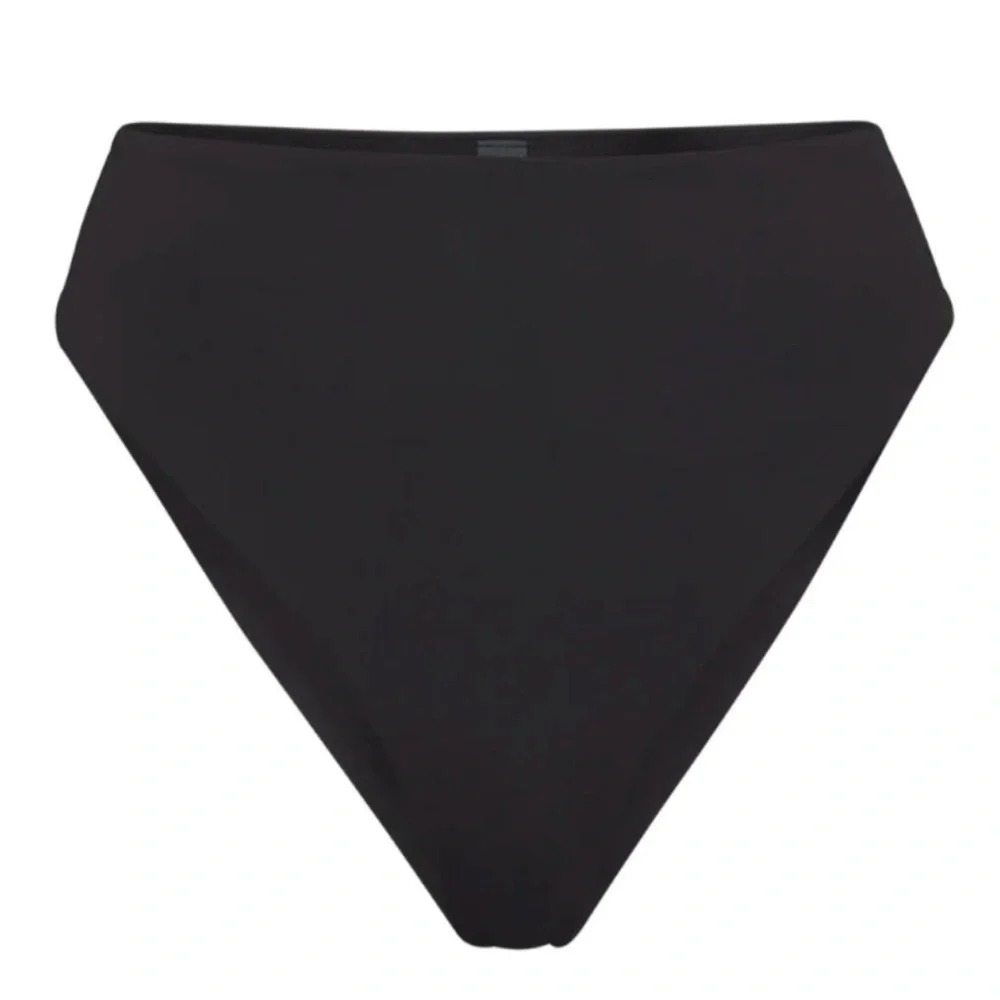 NWT SKIMS (B13) Swim Mid Waist Bottom Onyx S